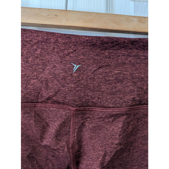 Women's OLD NAVY Active Elevate Leggings L Red Pink Colorblock - Picture 6 of 9